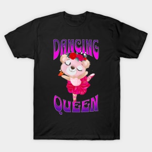 Dancing Queen Ballerina Bear T-Shirt